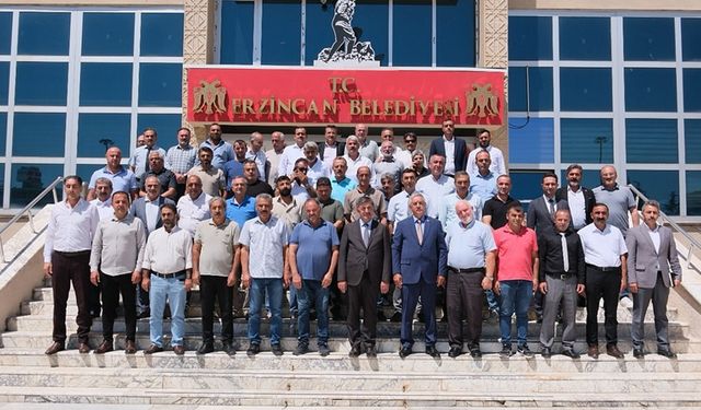 Erzincan Belediye Başkanı Aksun Muhtarlarla Buluştu
