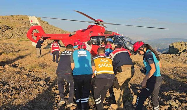 Düzgün Baba'da Bir Kadın Kayalıklardan Düştü