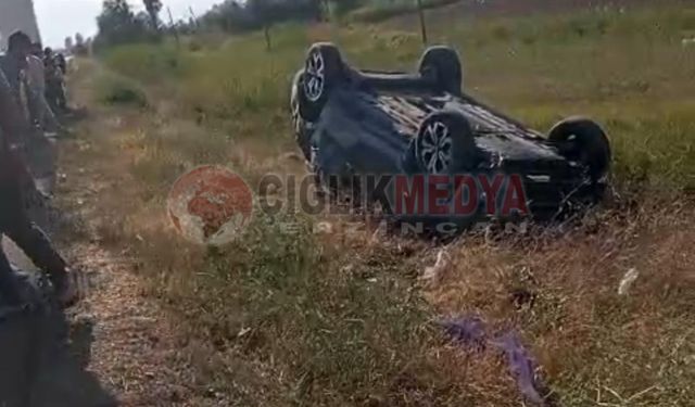 Erzincan - Erzurum Karayolunda Araç Takla Attı 1 Can Kaybı
