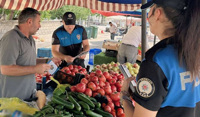 Erzincan Polisinden Pazarda Dolandırıcılık Uyarısı