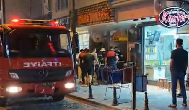 Pilav Satışı Yapılan İşletmede Yangın Paniği