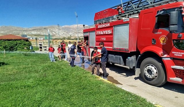 Yoğurtlu Öğrencilerinden İtfaiye Müdürlüğüne Ziyaret