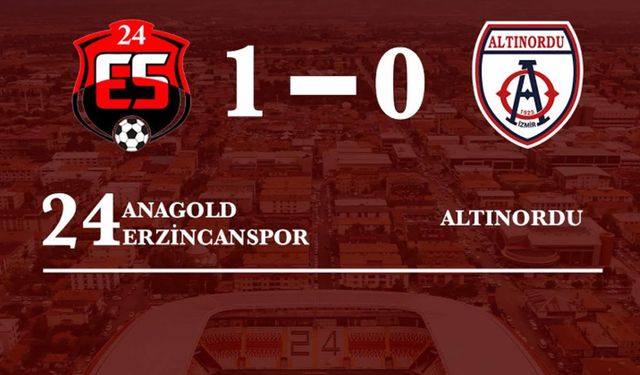 24 Erzincanspor: 1 - Altınordu: 0