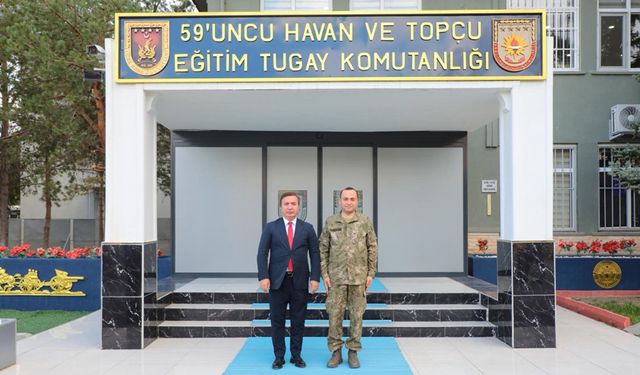 Vali Aydoğdu’dan Vatani Görevini Erzincan’da Yapan Kaymakam Gür’e Ziyaret