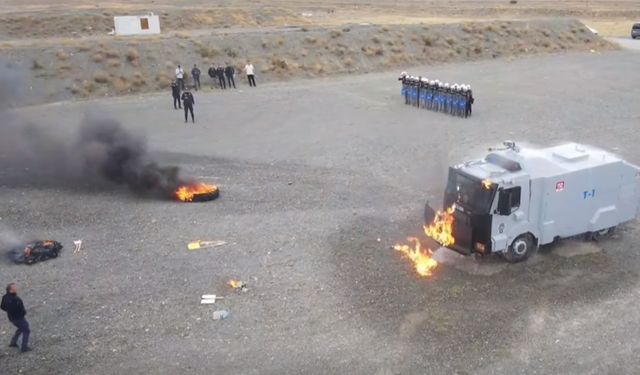 Erzincan Emniyet Müdürlüğü’nden Toplumsal Olaylara Müdahale Tatbikatı