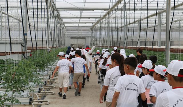 Erzincan’da İlkokul Öğrencileri İçin Tarım Kampı Düzenlendi