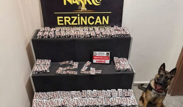 Erzincan'da Yasaklı Madde Operasyonu