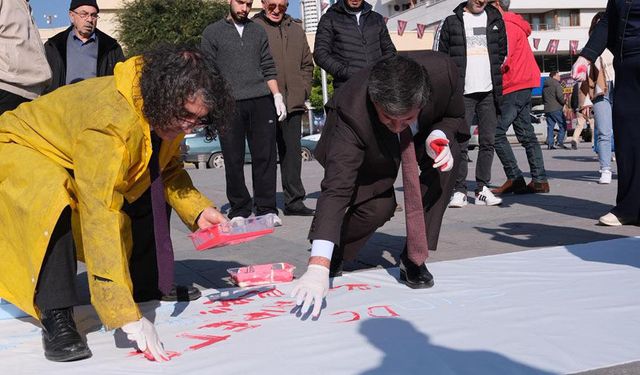 Erzincan’da “Şiddete Hayır” Mesajı