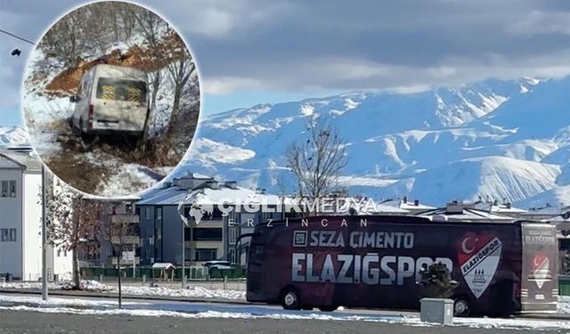 Elazığspor Taraftarları Erzincan'a Gelirken Kaza Yaptı