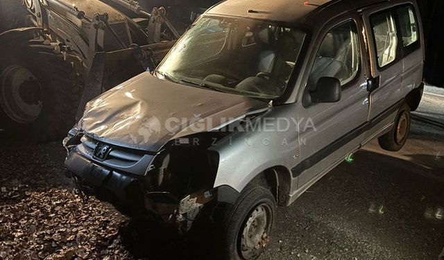 Otlukbeli Yolunda Köpek Kazaya Neden Oldu: Sürücü Takla Atan Araçtan Sağ Kurtuldu