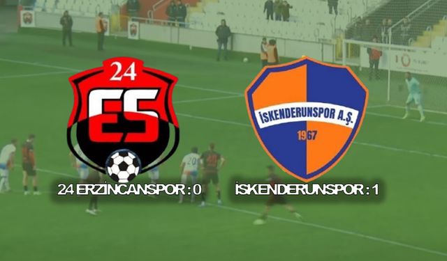 24 Erzincanspor Sahasında Puan Kaybetti