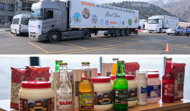 Erzincan Ürünleri Migros Raflarına Ulaşıyor