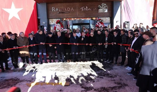 Ergan Dağı’nda Ramada Otel ve Simit Sarayı Açıldı