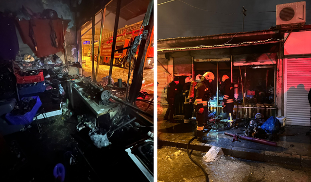 Erzincan’da Gece Saatlerinde Korkutan Yangın