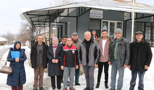 Tarım Müdürlüğü Ekipleri Tatlısu Köyü’nde Üreticilerle Buluştu