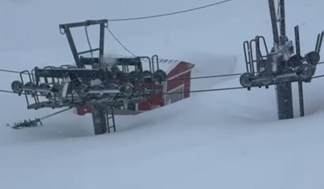 Ergan Dağı’nda Rekor Kar Yağışı Yaşandı