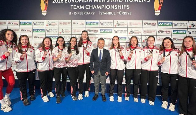 Erzincan’ın Badminton Kadın Millî Takımı Avrupa Üçüncüsü Oldu