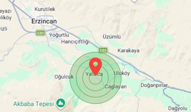 Yalınca Merkezli 2.9 Büyüklüğünde Deprem Meydana Geldi
