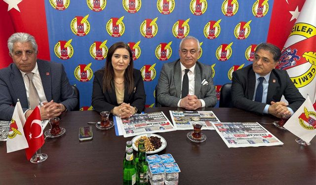 CHP Heyetinden Gazeteciler Cemiyeti Ziyareti