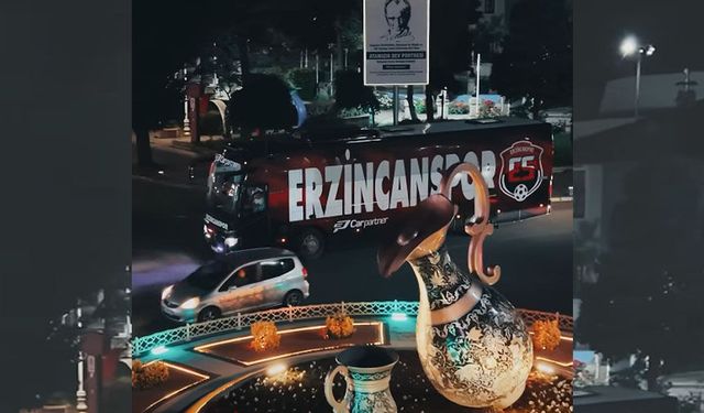 Erzincanspor'un Yeni Takım Otobüsü Kente Ulaştı
