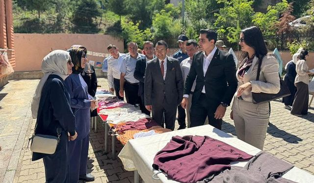 Kemah’da El Sanatları Sergisi Açıldı