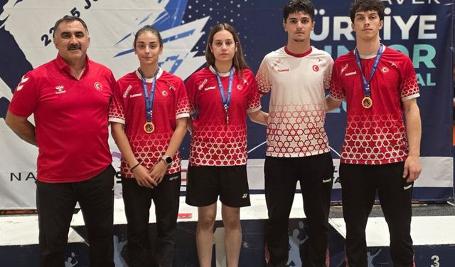Erzincanlı Badmintonculardan 3 Altın, 1 Gümüş Madalya