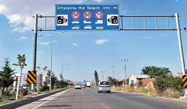 Erzincan'da İki Güzergahta Ortalama Hız Denetimi 1 Ağustos'ta Başlıyor
