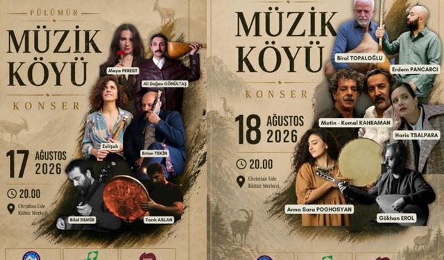 Pülümür’de Müzik Köyü Heyecanı Başlıyor