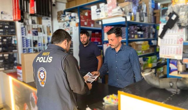 Erzincan Emniyeti’nden Sanayi Esnafına Siber Güvenlik Bilgilendirmesi