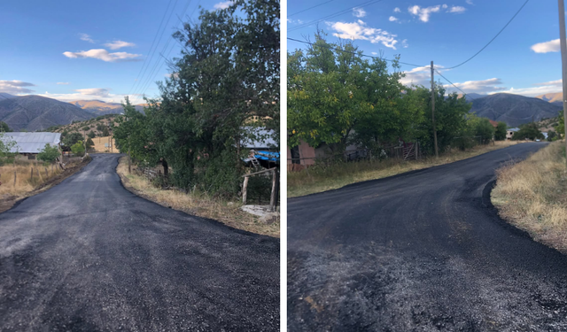 Kemah Yardere Köyü’nde Köy İçi Yollar Asfaltlandı