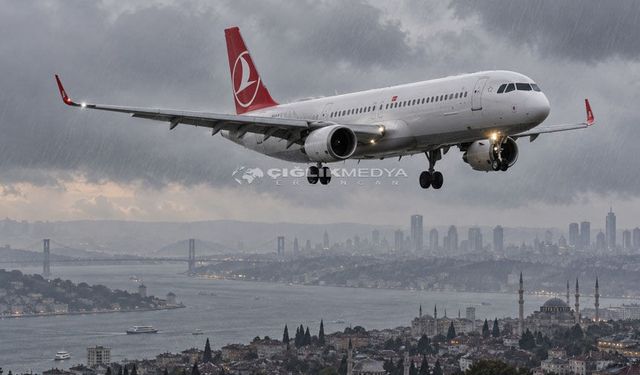 Erzincan-İstanbul Uçuşunda Zor Anlar Yaşandı