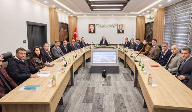 Erzincan İl Özel İdaresi Çalışmaları Değerlendirildi