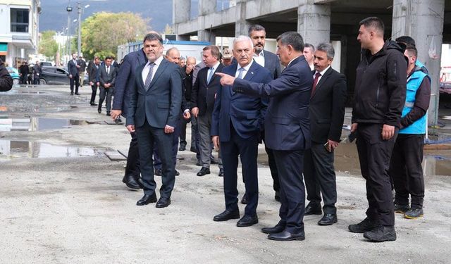 Erzincan Merkez Çarşısı’nda Çalışmalar Yerinde İncelendi