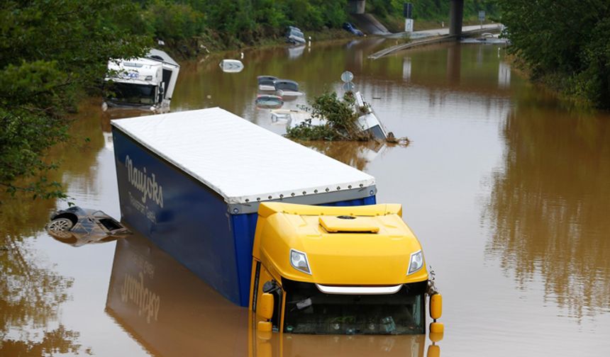 Almanya'da Sel Felaketi : Can Kaybı 130'u Aştı