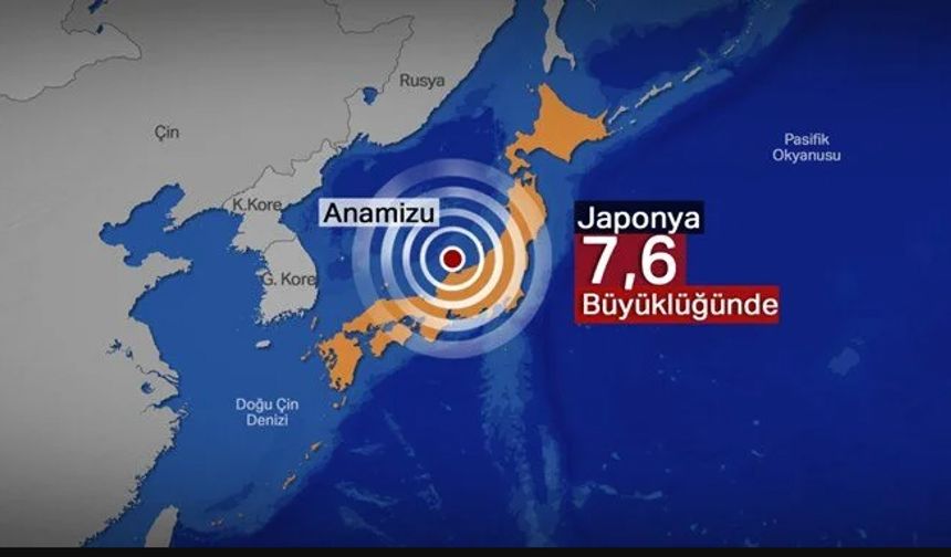Japonya'da Deprem Sonrası Tsunami Alarmı