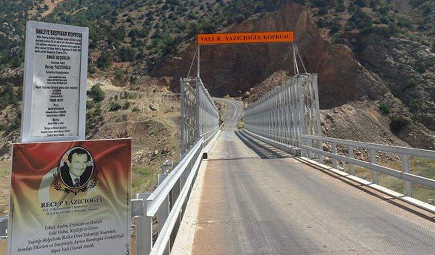Vali Recep Yazıcıoğlu Köprüsü Tekrar Gündemde