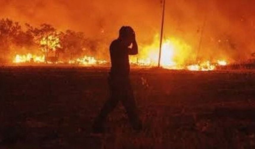 Diyarbakır - Mardin Kırsalında  Yangın Can Kaybı Var