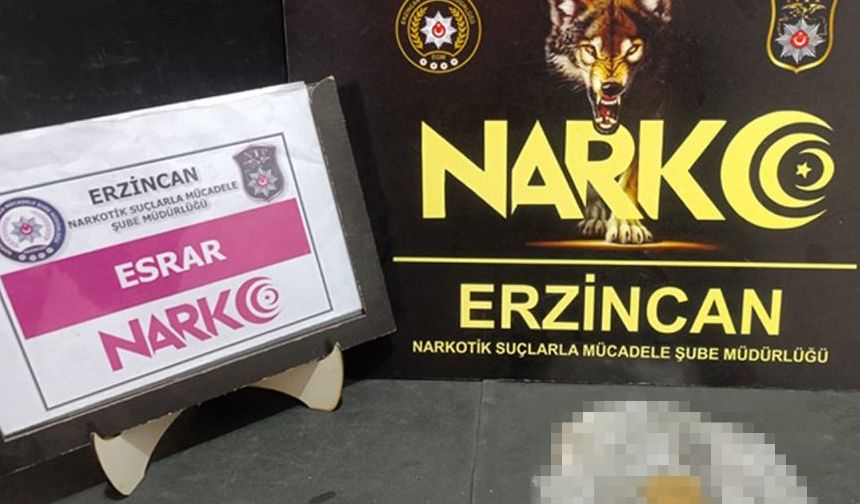 Erzincan Emniyeti Yasaklı Maddeyle Mücadeleyi Sürdürüyor