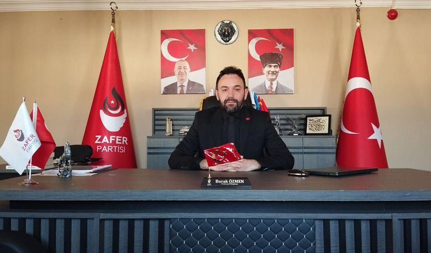 Zafer Partisi Erzincan İl Başkanlığı'ndan Açıklama