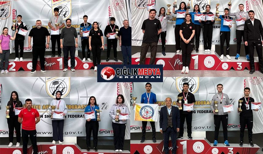 Erzincanlı Sporculardan Madalya Yağmuru
