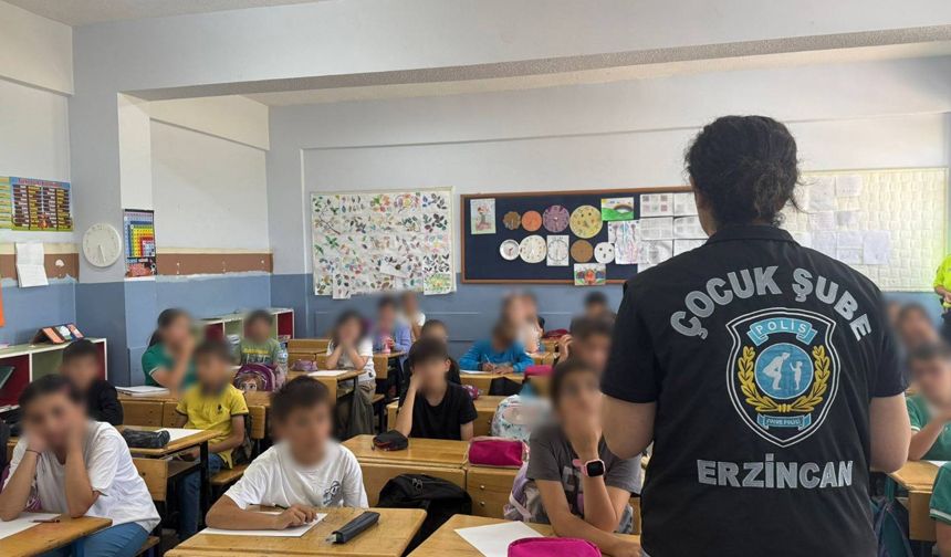 Çocuk Şubeden İlkokul Öğrencilerine Eğitim