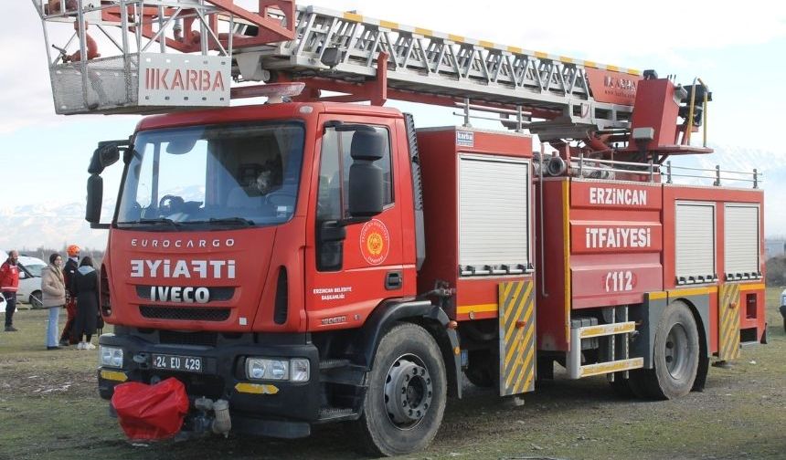 Erzincan'da Fırında Çıkan Yangın Korkuttu