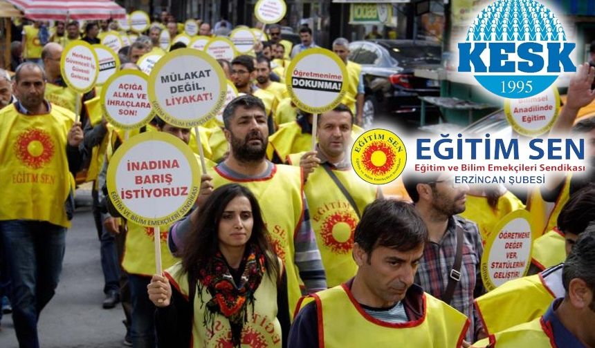 KESK ve Eğitim-Sen’den İş Bırakma Eylemi: “Sefalet Dayatmasını Kabul Etmiyoruz”