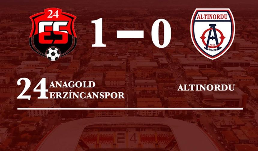24 Erzincanspor: 1 - Altınordu: 0