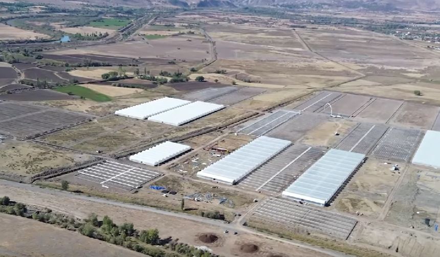 Erzincan’da Toplu Sera Projesiyle Tarımda Yeni Dönem