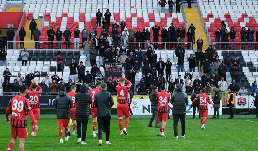 24 Erzincanspor Sahadan Beraberlikle Ayrıldı