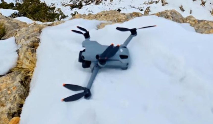 Kartal Drone'u Havada Kaptı, Zirveye Bıraktı