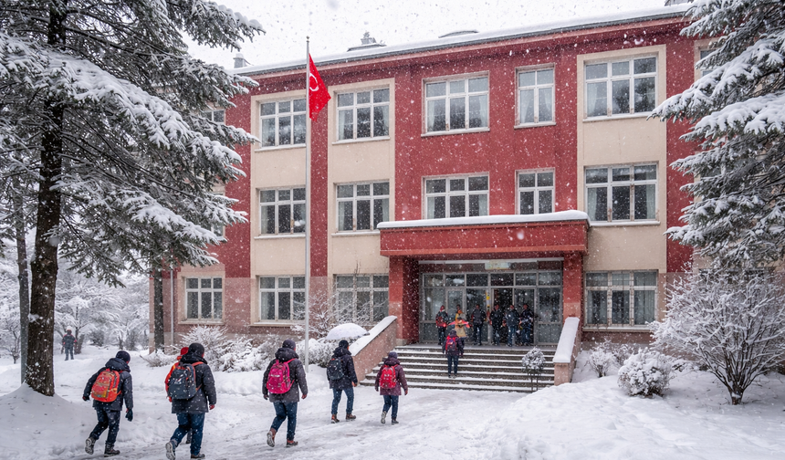 Erzincan’da Eğitime 1 Gün Ara Verildi