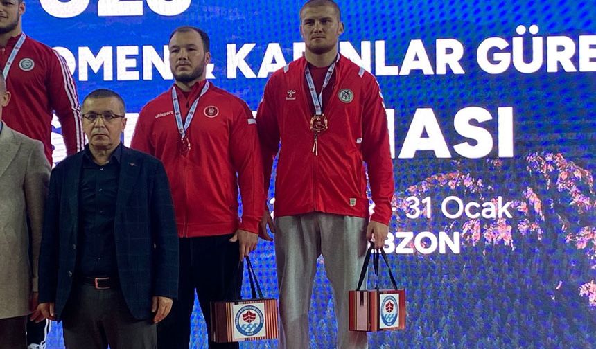 Erzincanlı Güreşçi Türkiye Üçüncüsü Oldu