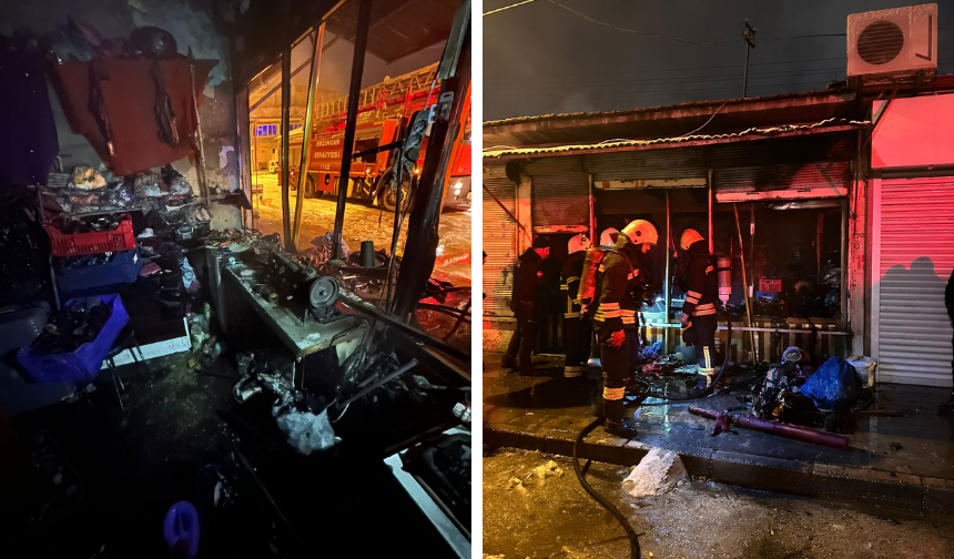 Erzincan’da Gece Saatlerinde Korkutan Yangın